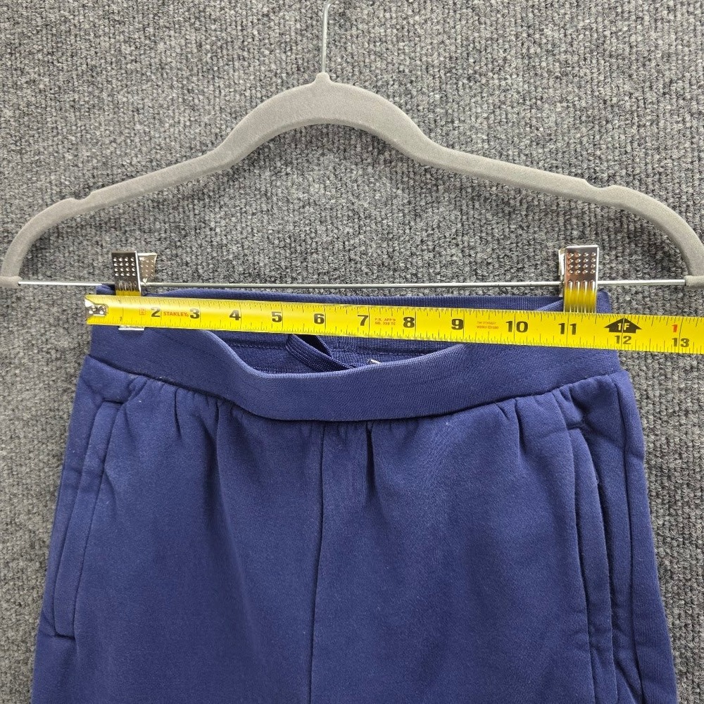 Adidas Originals Youth M 11-12Y Navy Blue Trefoil Joggers Boys Girls Sweatpants - Picture 8 of 10